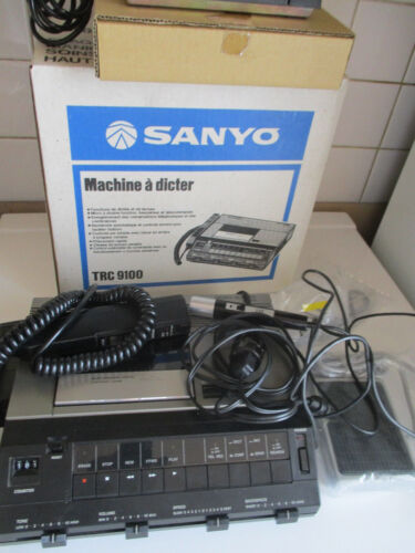 Sanyo TRC-9100 Machine à dicter et enregistrer les appels téléphoniques complet - Foto 1 di 12