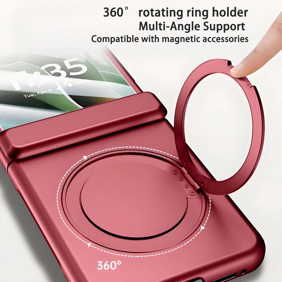 For Motorola Razr Ultra 2025/Razr 2024 Magnetic Hinge Case with Screen Protector - Image 4 of 4
