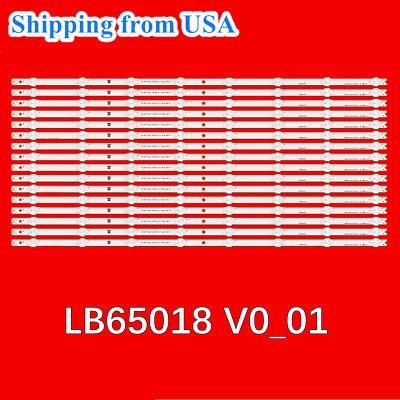 LED Backlight strips For Vizio D65U-D2 D65-D2 E65X-C2 LB65018 V0_01 T650QVN05.0