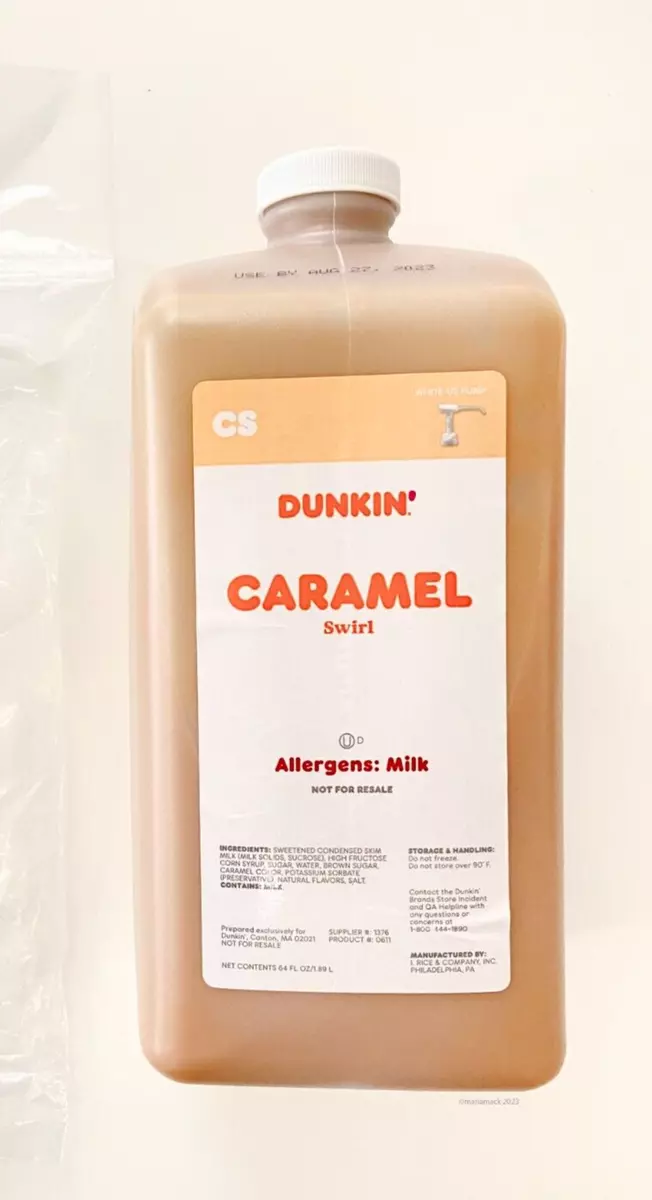 Dunkin donuts caramel swirl deals
