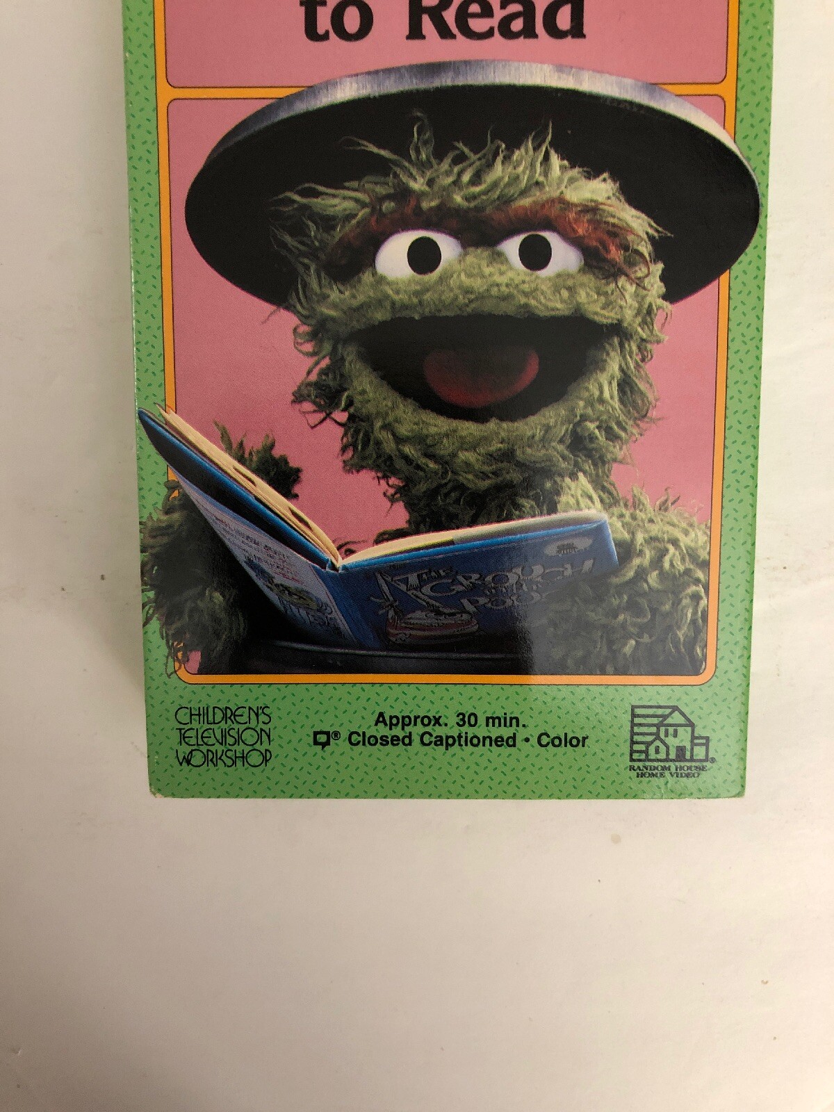 Sesame Street Getting Ready To Read Vhs Ebay