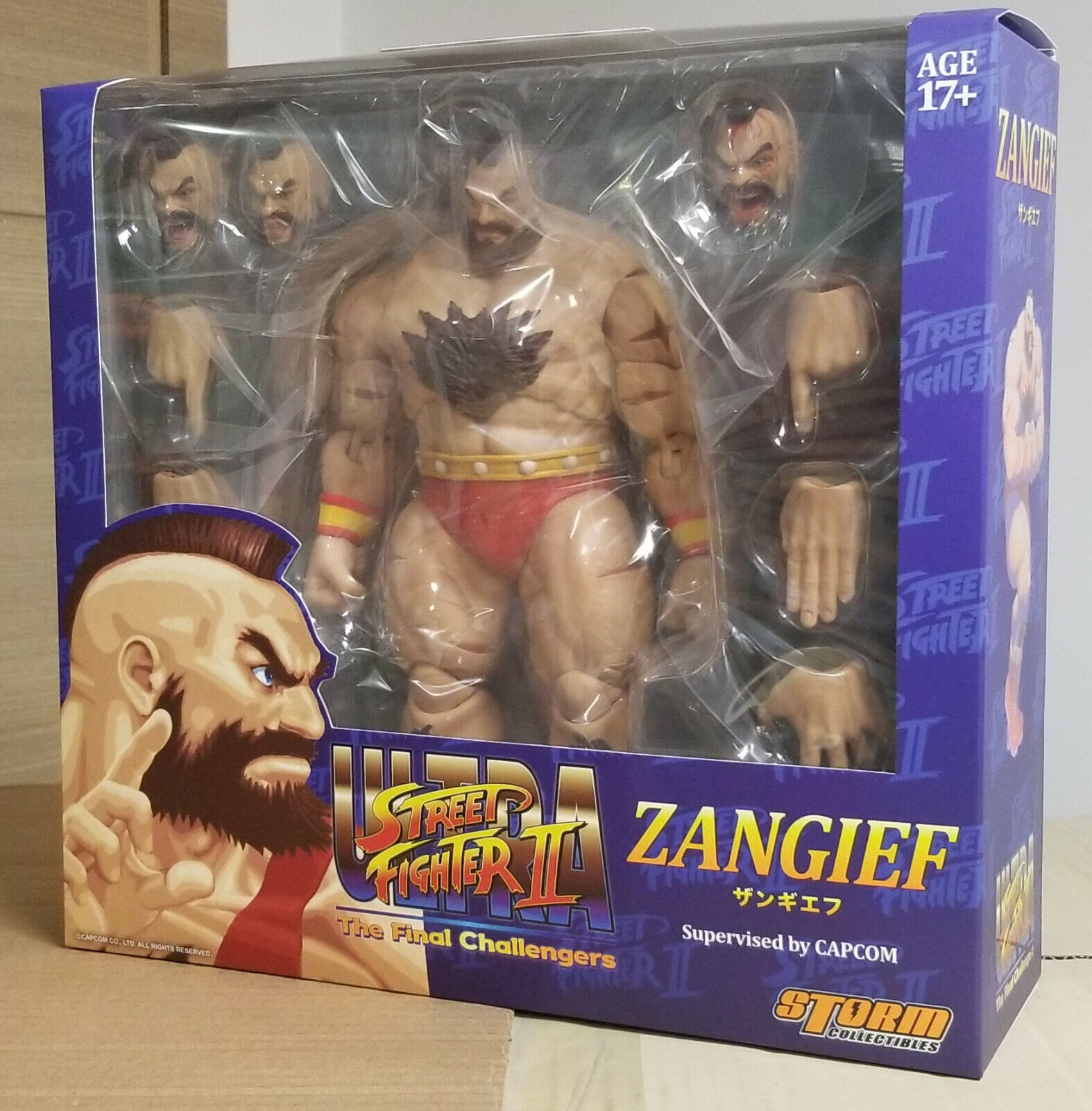 Storm Collectibles Ultimate Street Fighter II The Final Challenger Zangief  Action Figure Tan - US