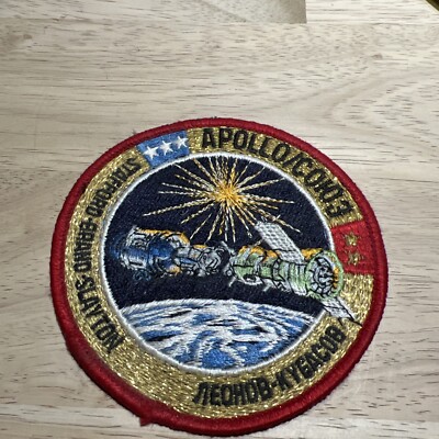Apollo COI-O3 NASA 4'' Space Embroidered Patch Stafford Brown Slayton
