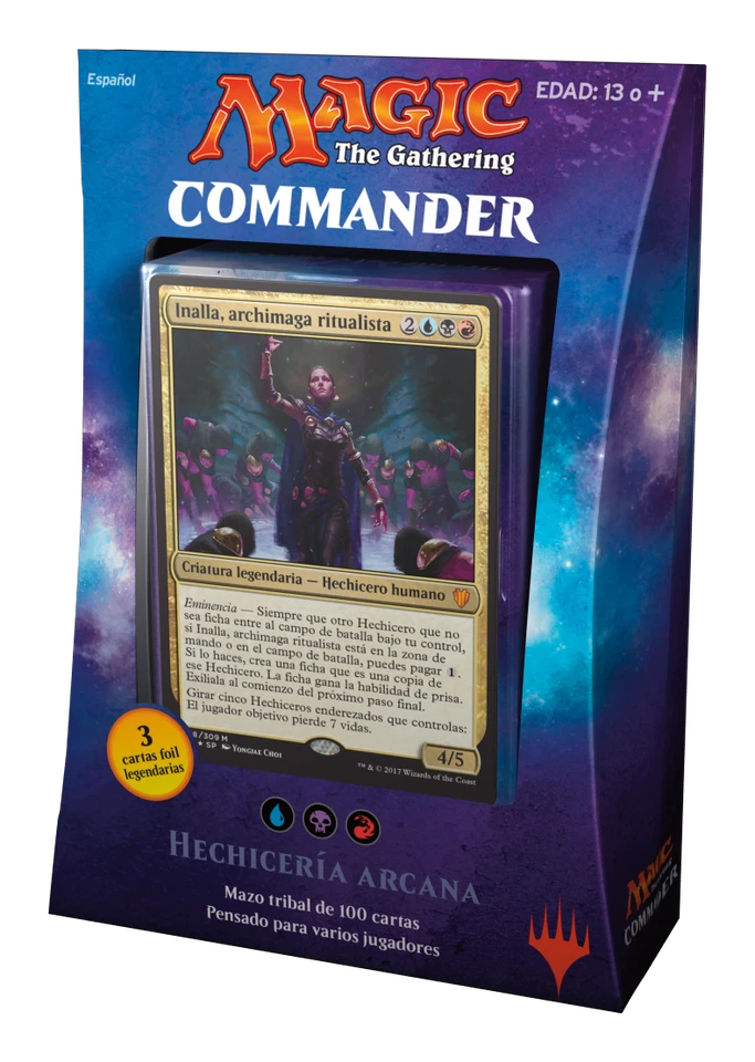SPANISH Magic MTG 2017 Commander C17 Sealed Arcane Wizardry Deck The Gathering - Image 4 of 4