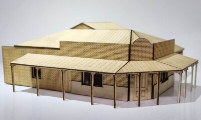 Trackside Models  - HO Scale - Laser Cut ''The Corner Shop'' - SM1067