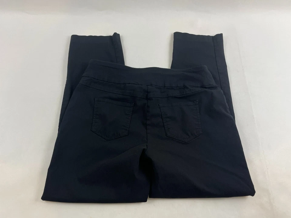 Ruby Rd. Pants Women's Size 12P Petite Black Pull On Mid Rise Waist Band Stretch - Image 2 of 4