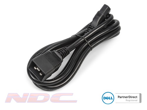 NEW Dell 2m Power Cord / Extension Cable/Lead (C15 - C20) 250V 15A Y3MN3 - 第 1/2 張圖片