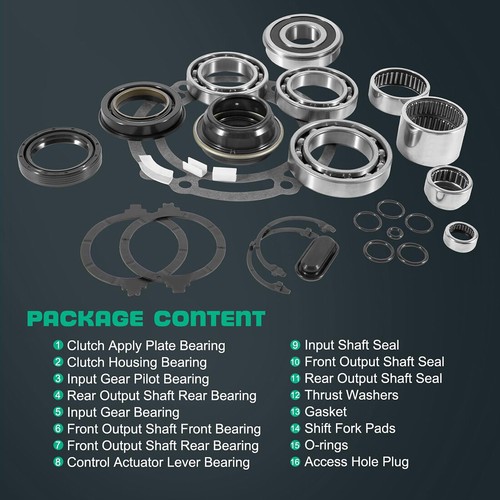 Fits GM Chevy Cadillac NP246 Transfer Case Bearing Seal Rebuild Kit - Picture 14 of 18