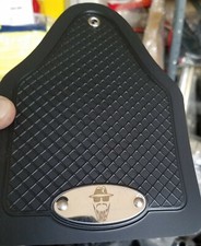 1 AUTHENTIC LOWRIDER BLACK FENDER MUD FLAP WITH LOWRIDER LOGO FOR ALL BICYCLES