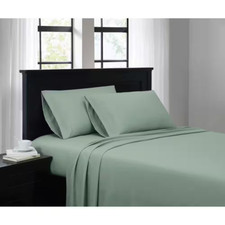 Everyday Microfiber Green Full Sheet Set