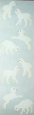 Mrs Grossman SHEEP LAMBS WHITE 1990 Stickers VINTAGE Easter baby ewe