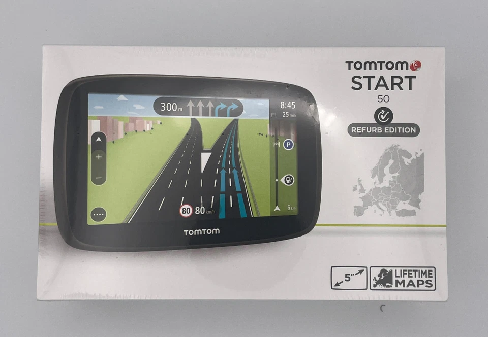 TomTom Start 50 M Europa 45 Länder XXL EU GPS Navi FREE Lifetime Maps Tap&Go WOW - Bild 2 von 3