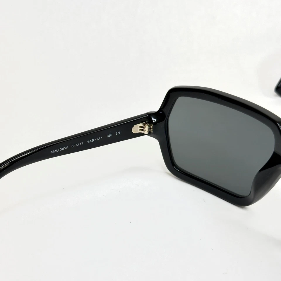 Модные солнцезащитные очки MIU MIU CORE MU06WS черные геометрические квадратные увеличенного размера 06 Вт - Изображение 2 из 4