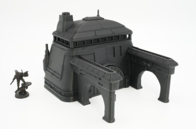 40K 40000 Star Wars Tabletop Gelände 3D Druck Massa'dun - Speeder Bay
