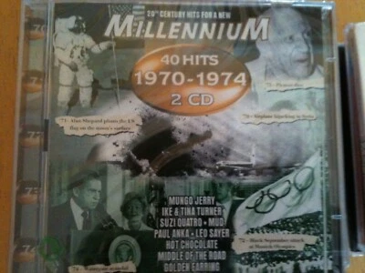 cd millennium 40 hits 1970 1974 2 CD - Photo 1/4