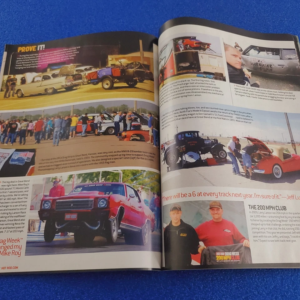 HOT ROD: HOW TO BUILD YOUR CAR FOR STREET STRIP '54 VETTE WITH ZR1 GUTS JAN 2012 - Image 2 of 4