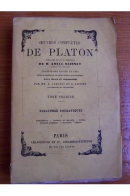 Platons Gesamtwerke Sokratische Dialoge Erstband PLATON