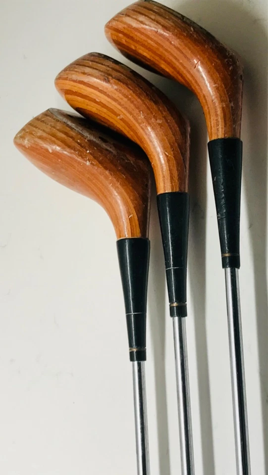 Persimmon Ram Golden Girl Women's Fairway Drivers 1, 3 and 5 Wood Set RH Vintage - Image 2 of 4
