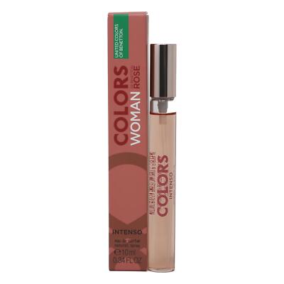 Benetton Colors de Benetton Woman Rose Intenso Eau de Parfum .34 oz NEW