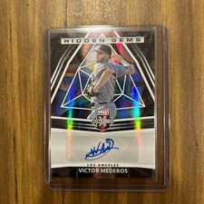 2022 Panini Elite Extra Edition Hidden Gems Black Victor Mederos #HG-VM Auto