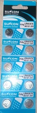 10  Pieces LR44 1.5V Batteries For Ear Thermometer's Exp. Date 12-31-2030 Suncom