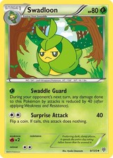 Swadloon (9/135) Uncommon NM PLS Plasma Storm Pokemon TCG on eBay