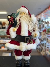 Traditional Standing Santa Claus Figurine   26"