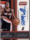 2014-15 Panini Threads #27 C.J. McCollum Signage #/49