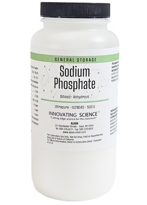 Innovating Science Ultrapure Sodium Phosphate Dibasic Anhydrous, 500g | High-...
