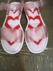 Mini Melissa Mar Big Girl's Sandals Size 2 Heart Clear Pink  — photo 4