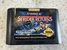 STRIDER II JOURNEY FROM DARKNESS RETURNS SEGA GENESIS GAME WORKS WELL NES HQ