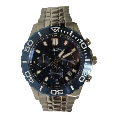 Bulova Men's Sport Chronograph Bracelet Watch, 43mm, 98B435