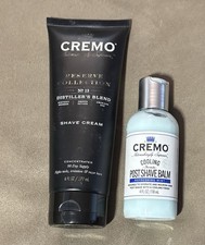 Cremo 6 Oz Shave Cream No 13 And Cremo Post Shave Balm 4 Oz New Sealed