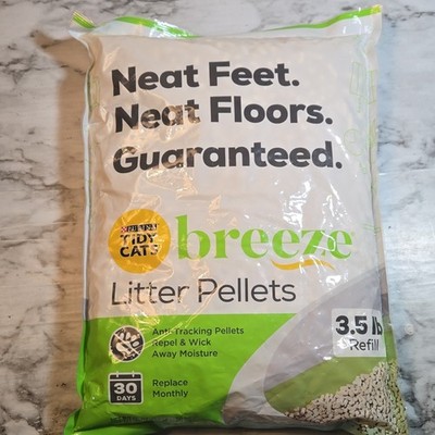 Purina Tidy Cats Breeze Litter Pellets Wood 3.5 lb Refill MPN 2024112605