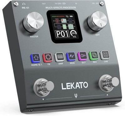 Guitar Effects Pedal LEKATO Multi 80 Presets
