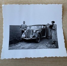 Foto | Oldtimer PKW | Opel Olympia mit Zusatzscheinwerfer und Wimpel
