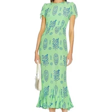 Rhode Lulani Dress in Clover Block Size 4