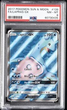 2017 POKEMON SUN & MOON #139 FULL ART/LAPRAS GX PSA 8 on eBay