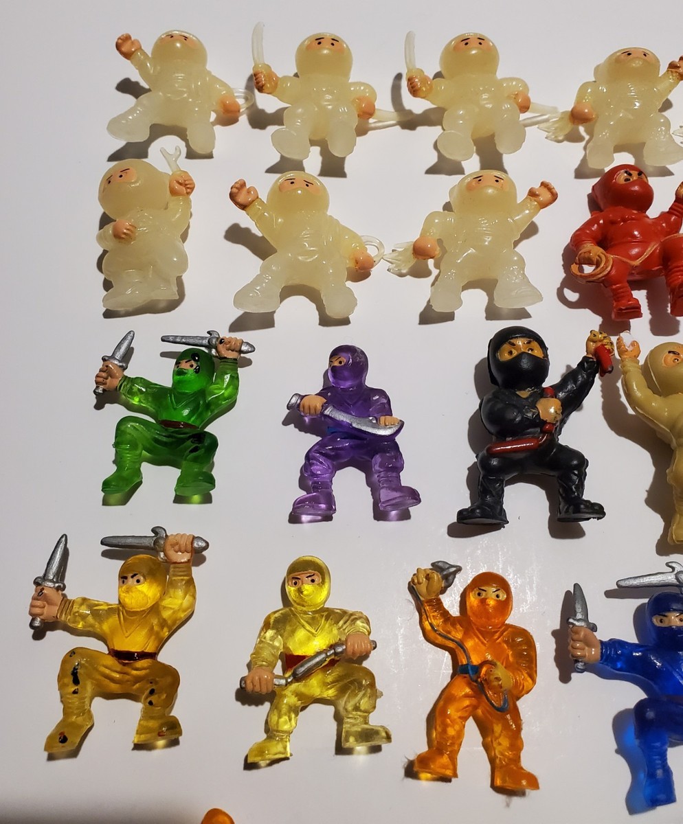 Vintage Ninja and Space Alien Gumball Machine Toy Prize Capsule
