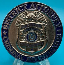 Bexar County Texas District Attorney Criminal Investigator HTF Challenge Coin