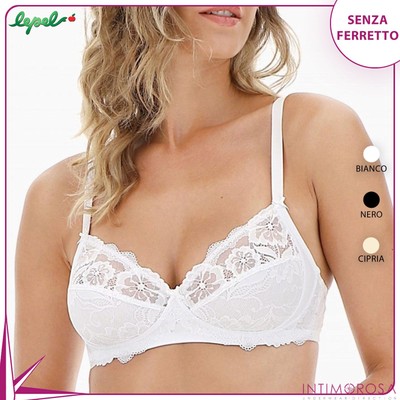 Reggiseno belseno Lepel 250 senza ferretto coppa C pizzo