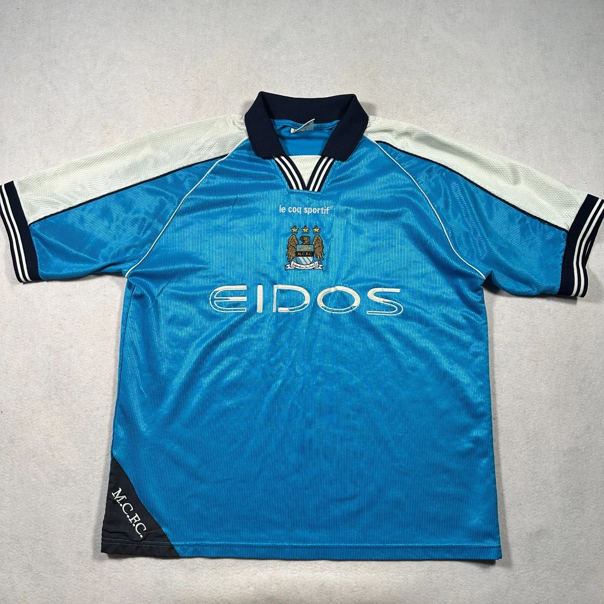 Le Coq Sportif Manchester City 1999/2000 Home Shirt
