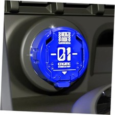 Original Push Start Button Cover, Metal Mecha Car Engine Start B-Mecha-Blue
