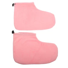 Wax Therapy Foot Covers Cotton Plush for Paraffin Foot Wraps