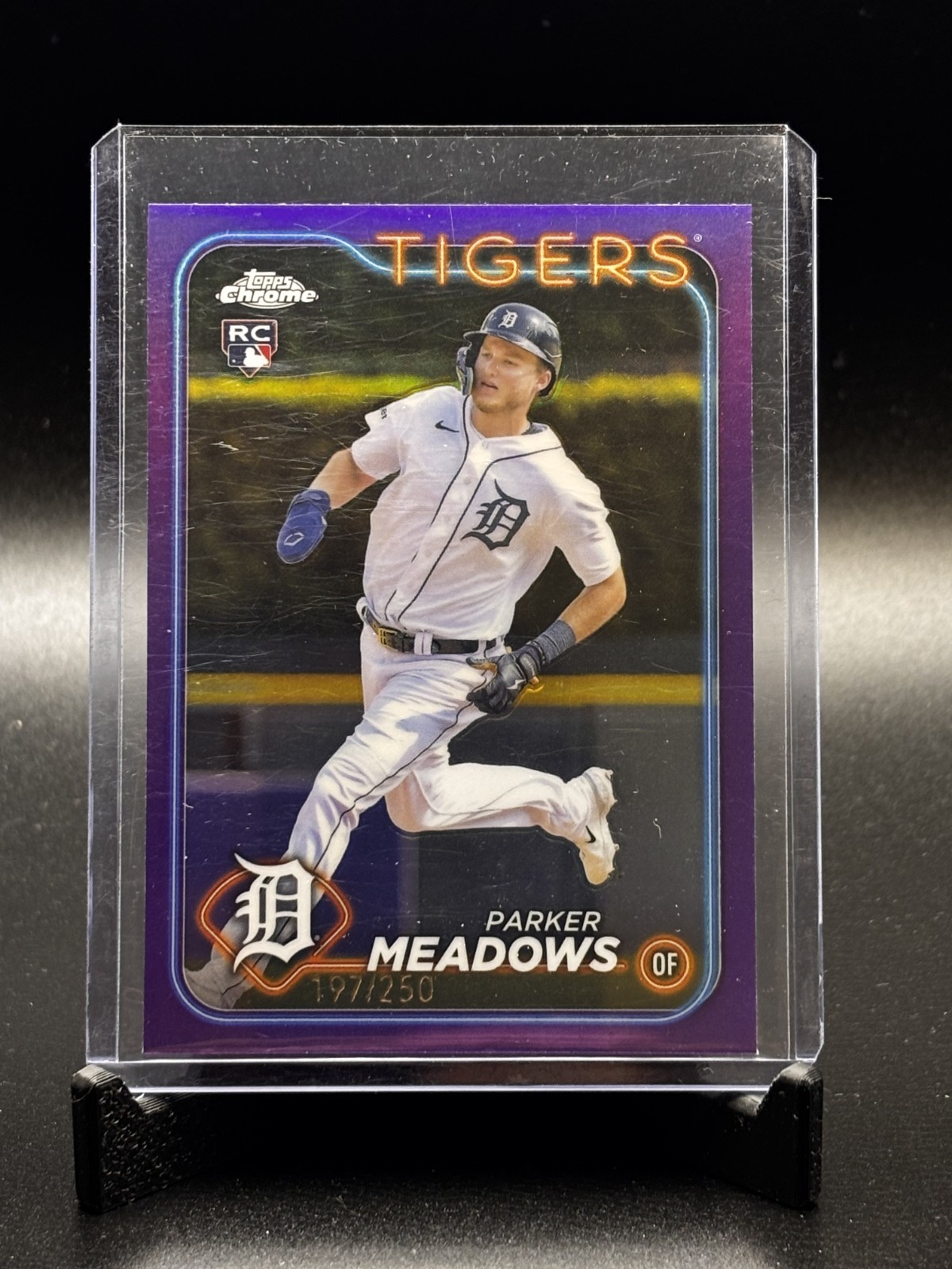 2024 Topps Chrome - Parker Meadows #271 Purple Refractor /250 (RC)