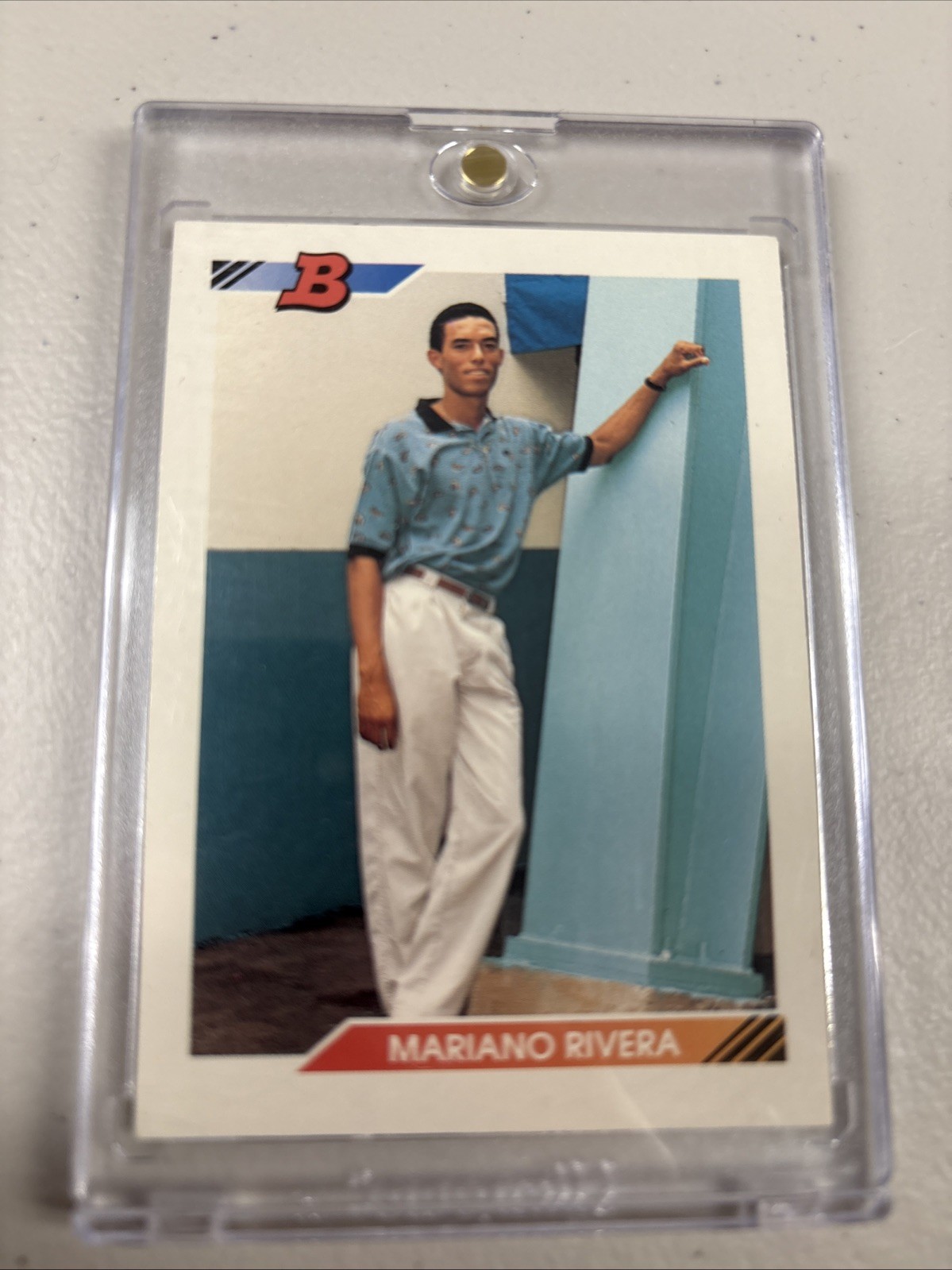 1992 Bowman #302 Mariano Rivera Rookie RC New York Yankees HoF