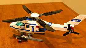 Lego City 7741 Police Helicopter Complete with Instructions Excellent Conditio