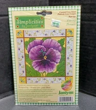 Simplicities by Janlynn Pansy Flower by Joan Elliott Counted Cross Stitch Kit