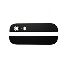 iPhone SE 2016 Back Door Black-Top  Bottom Glass 