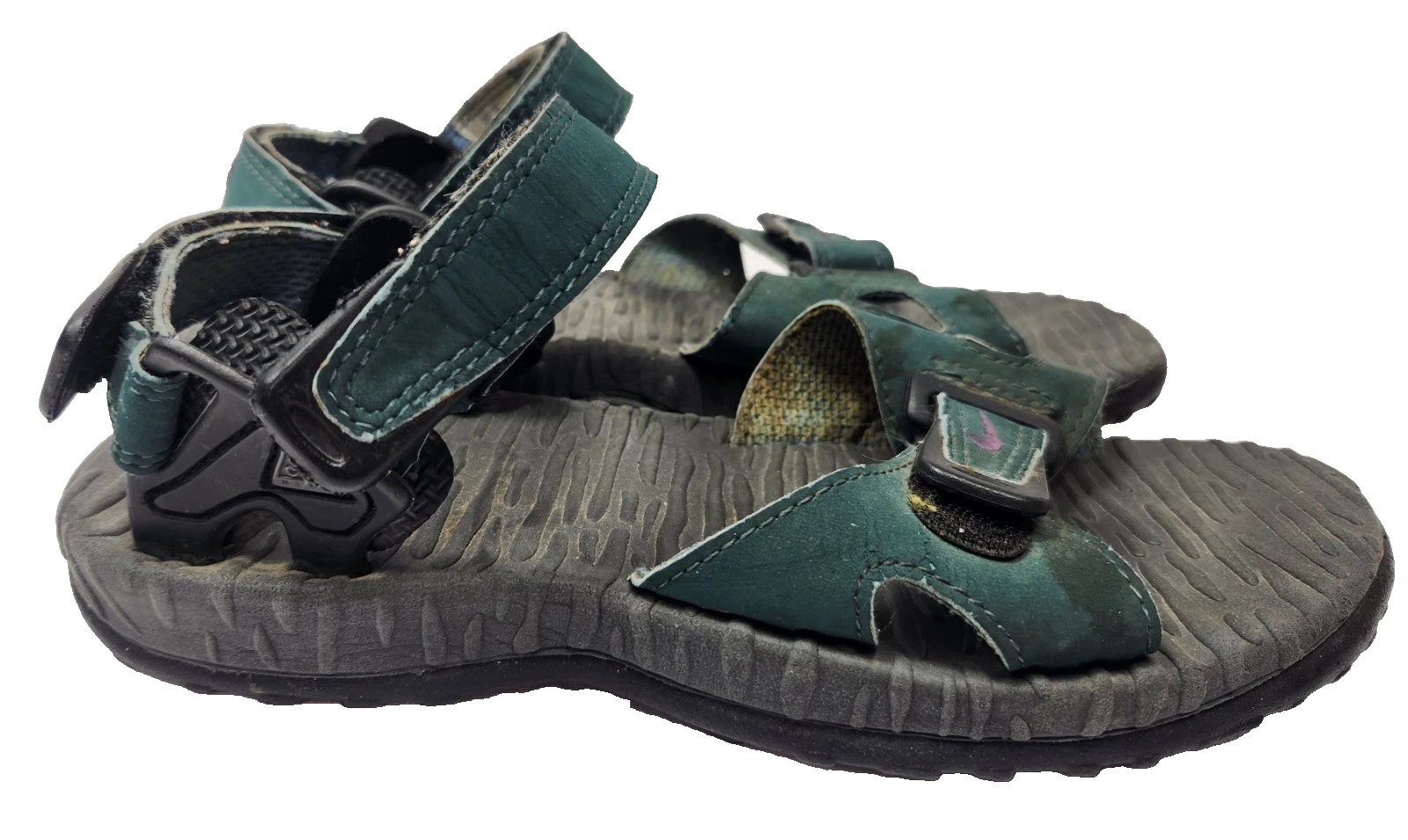 Sandali Nike vintage donna 8 Air Deschutz sportivi slingback pelle nera